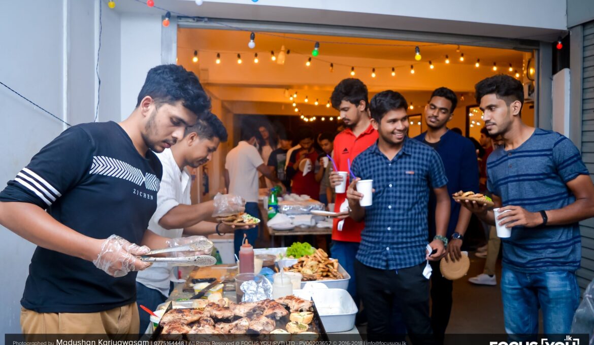 A #BBQ Party organized for the freshers to welcome them to #ANC (8)