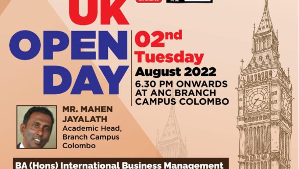 UK Open Day for O/L and A/L students
