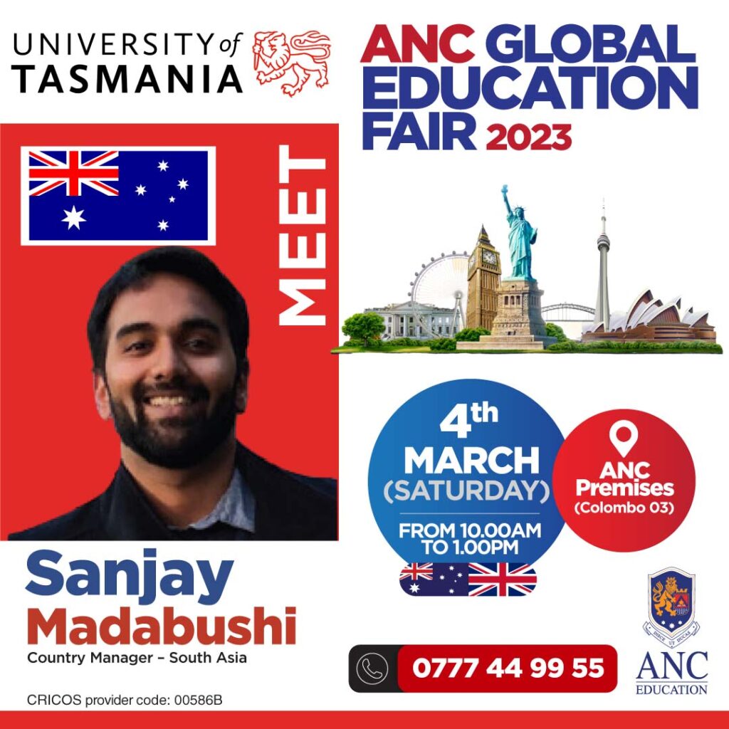 University of tasmania, Australia apply from Sri Lanka