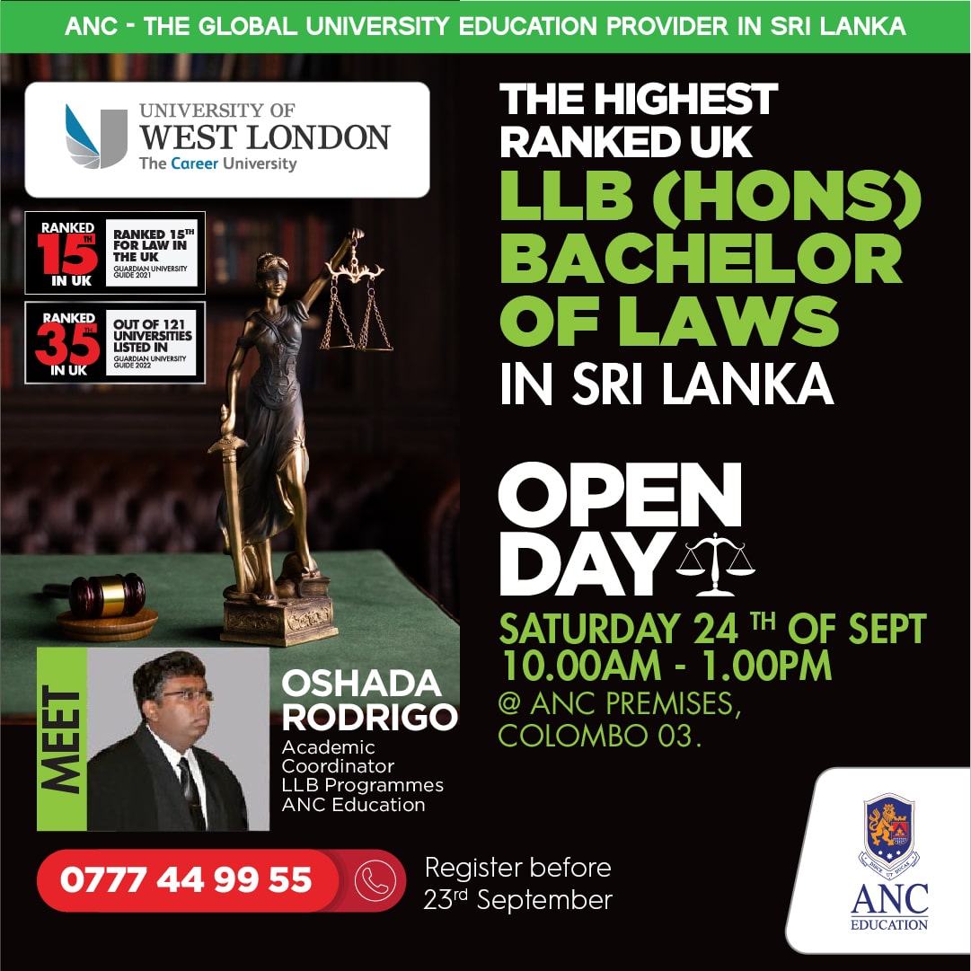 LLB (Hons) Bachelor of Laws – Open Day Sep 24th, 2022