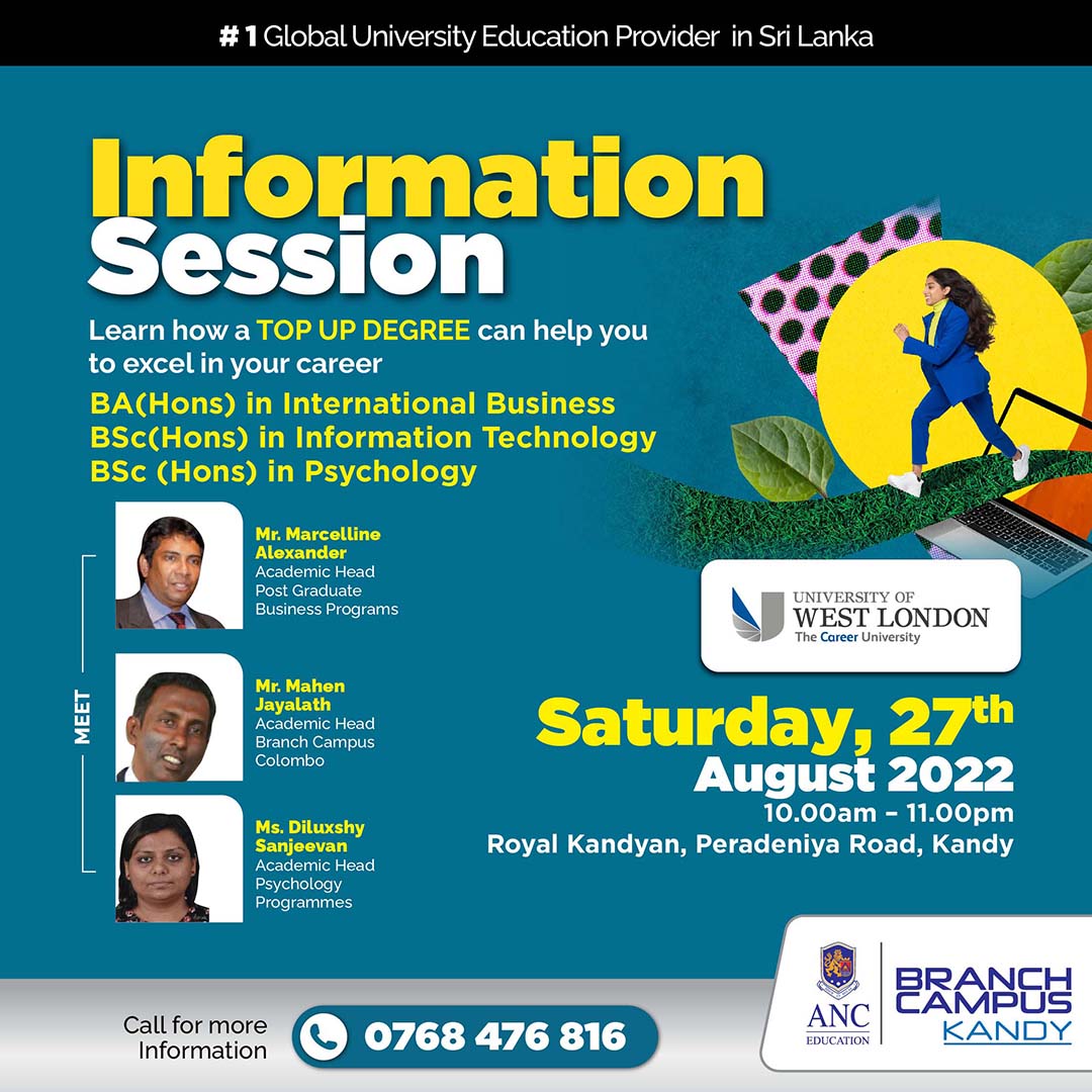 vindue Prøve Mistillid UK Top-up Degree Information Session - ANC Education