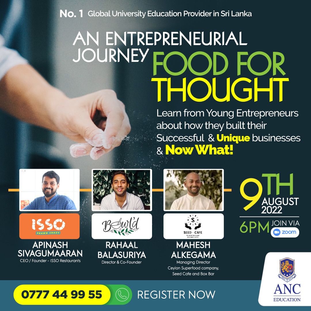 An Entrepreneurial Journey: Food for Thought