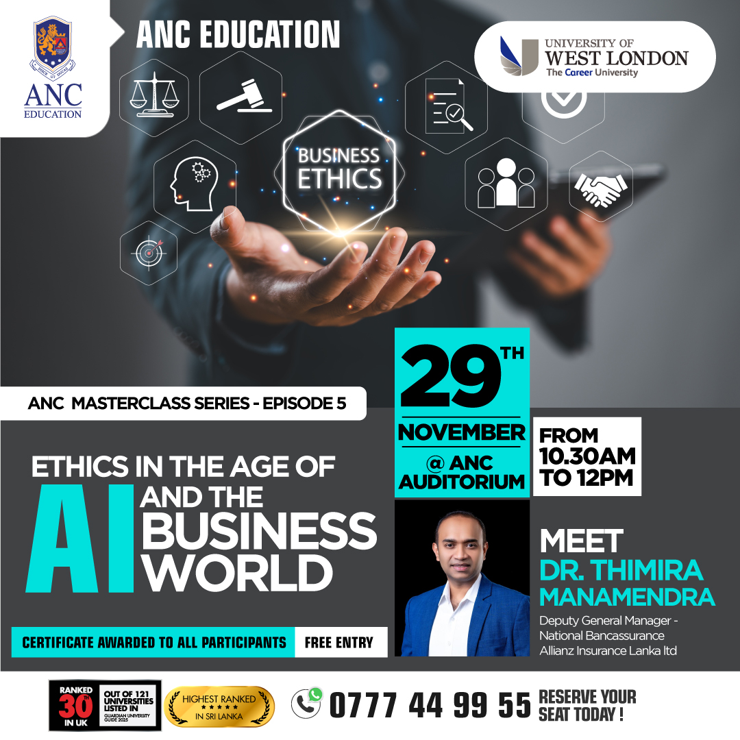 ANC Masterclass | Ethics in the Age of AI and the Business World