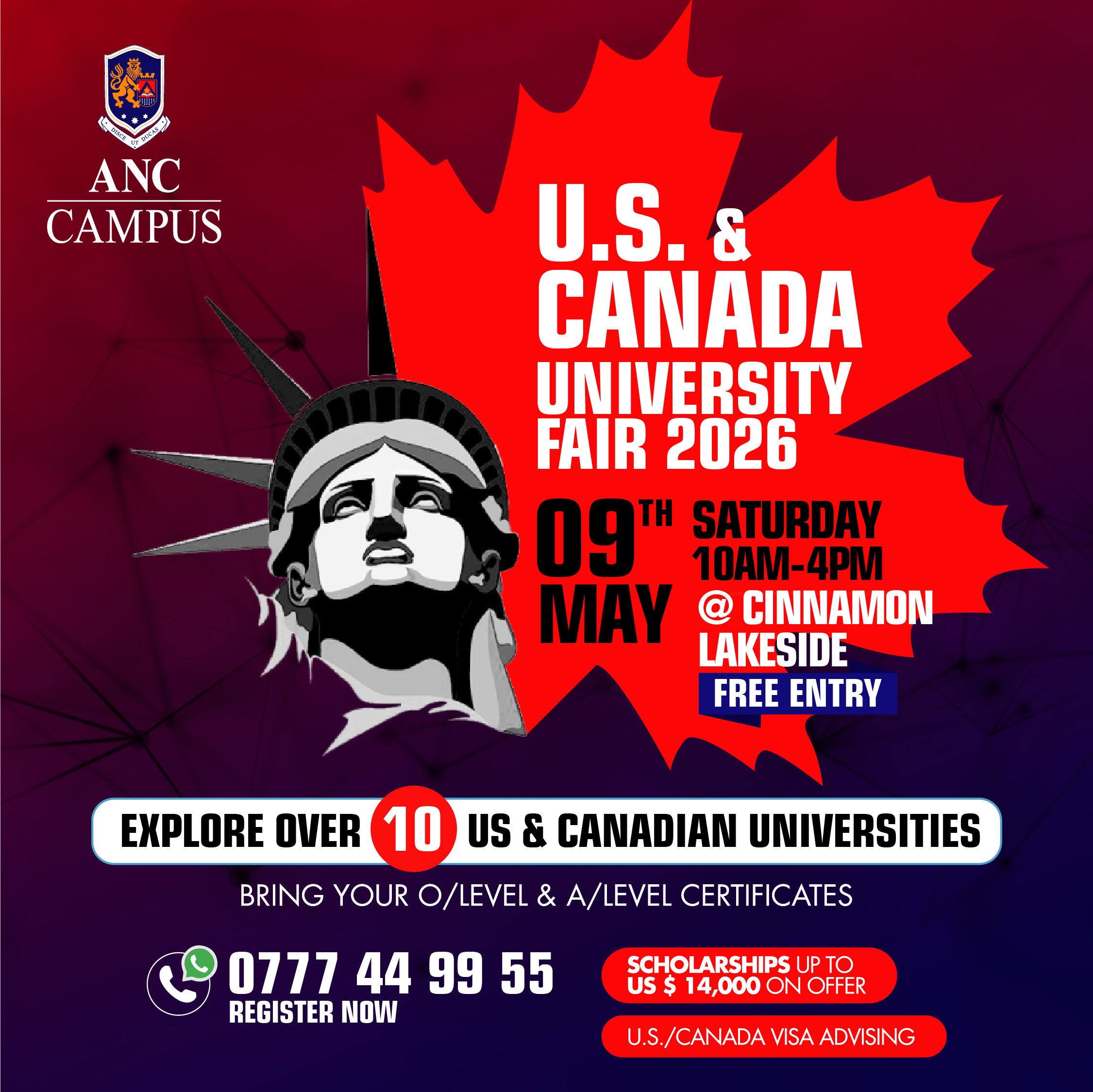 U.S. & Canada University Fair 2026 at ANC Campus