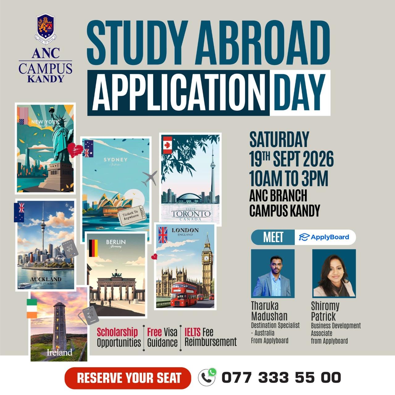 Study Abroad Application Day at ANC Campus Kandy