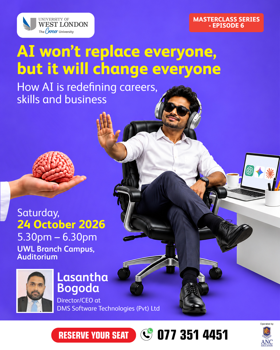 AI and the Future of Work | UWL Masterclass Series – Episode 6